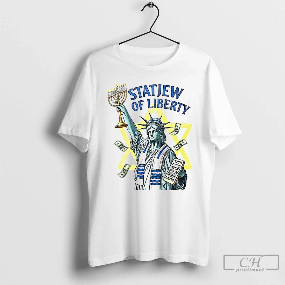 Classic Statjew Liberty Jewish Statue Liberty Parody T-Shirts, Hoodie, Sweatshirt