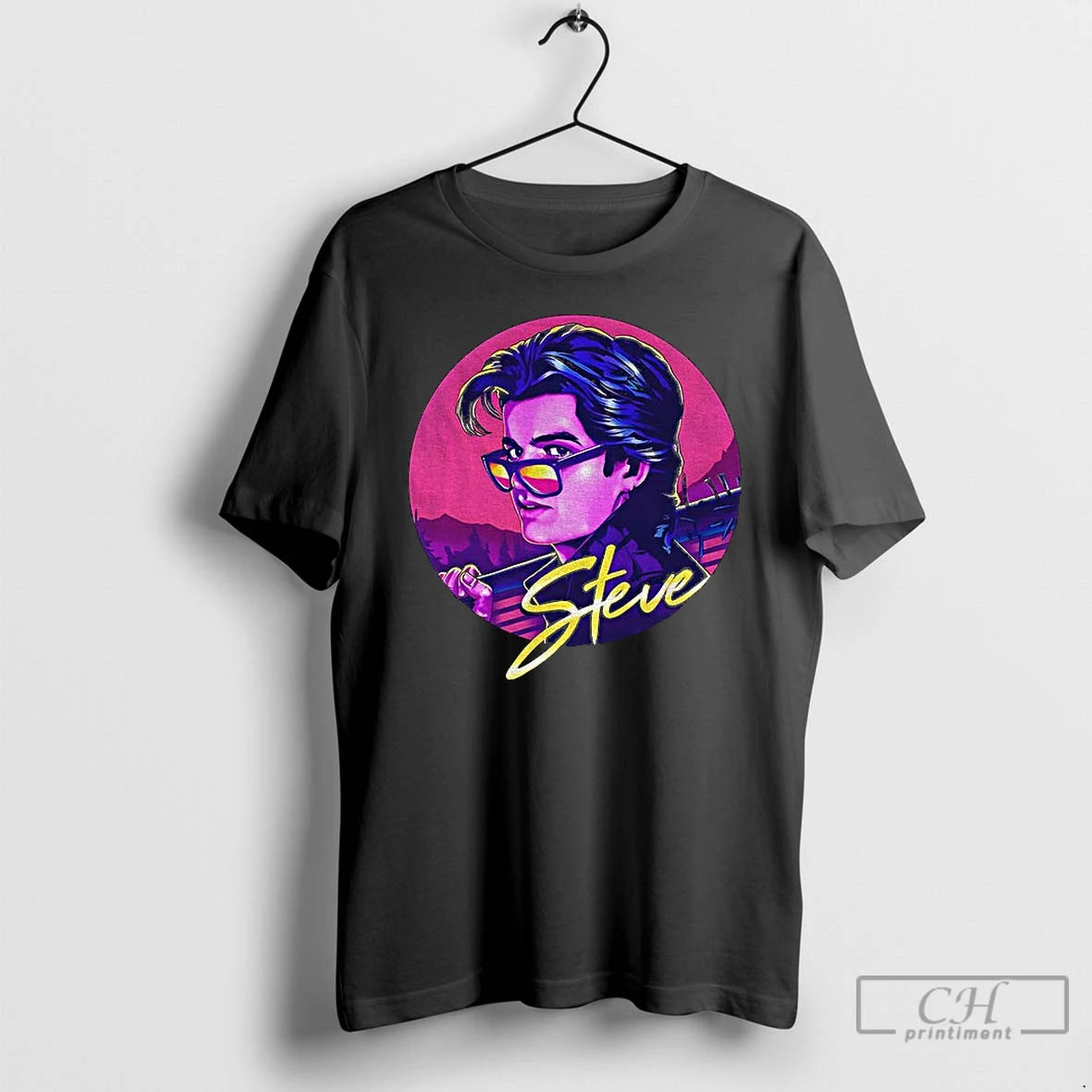 Classic Steve Harrington Joe Keery Wearing Glass Vintage T-Shirts, Hoodie, Sweatshirt | PopFlextees.com