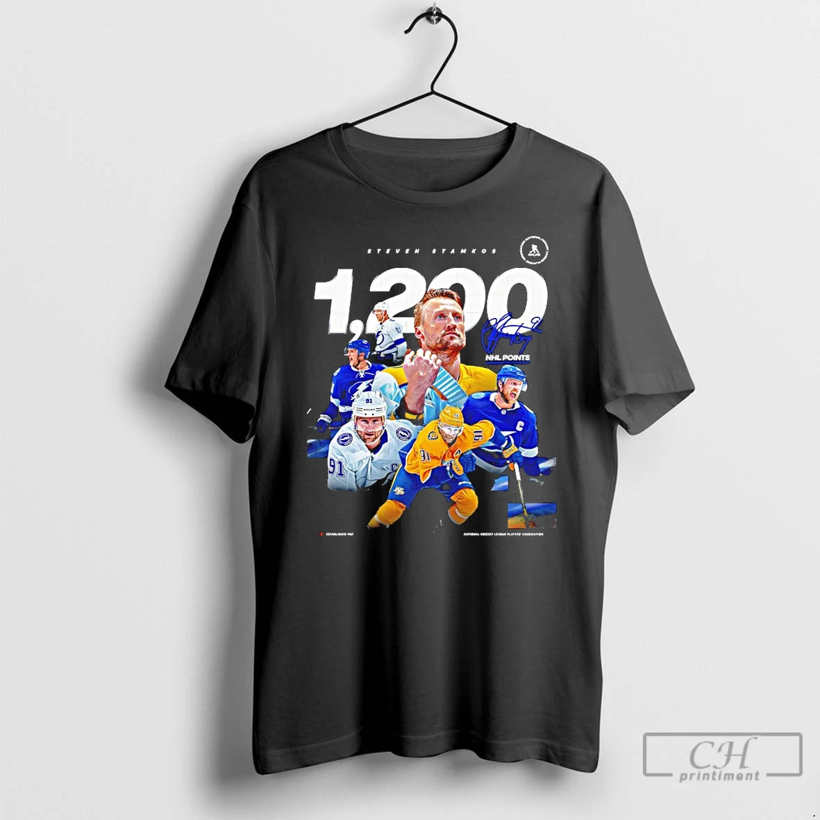 Classic Steven Stamkos Nashville Predators Nhl Point 1200 Signature T-Shirts, Hoodie, Sweatshirt | PopFlextees.com