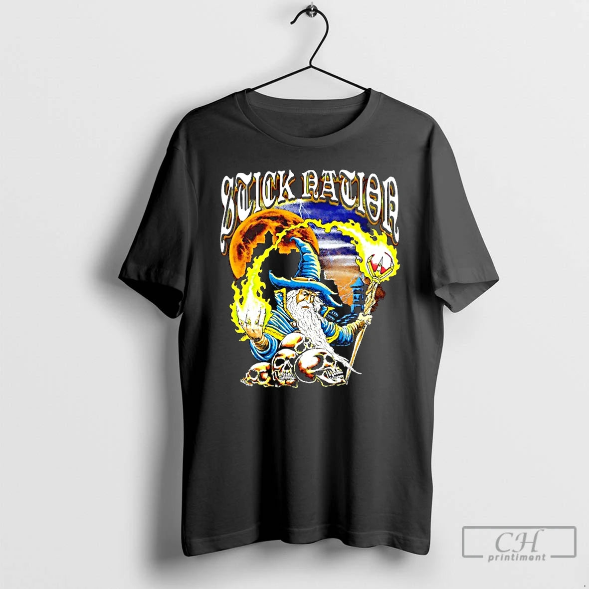 Classic Stick Ration Wizard Skulls T-Shirts, Hoodie, Sweatshirt | PopFlextees.com