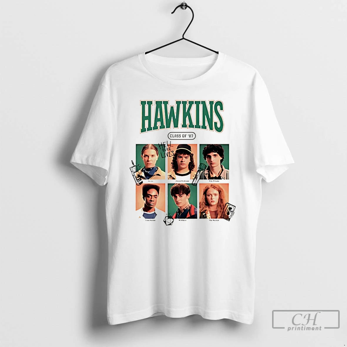 Classic Stranger Thing Hawkins Class Of 87 Christmas T-Shirts, Hoodie, Sweatshirt | PopFlextees.com