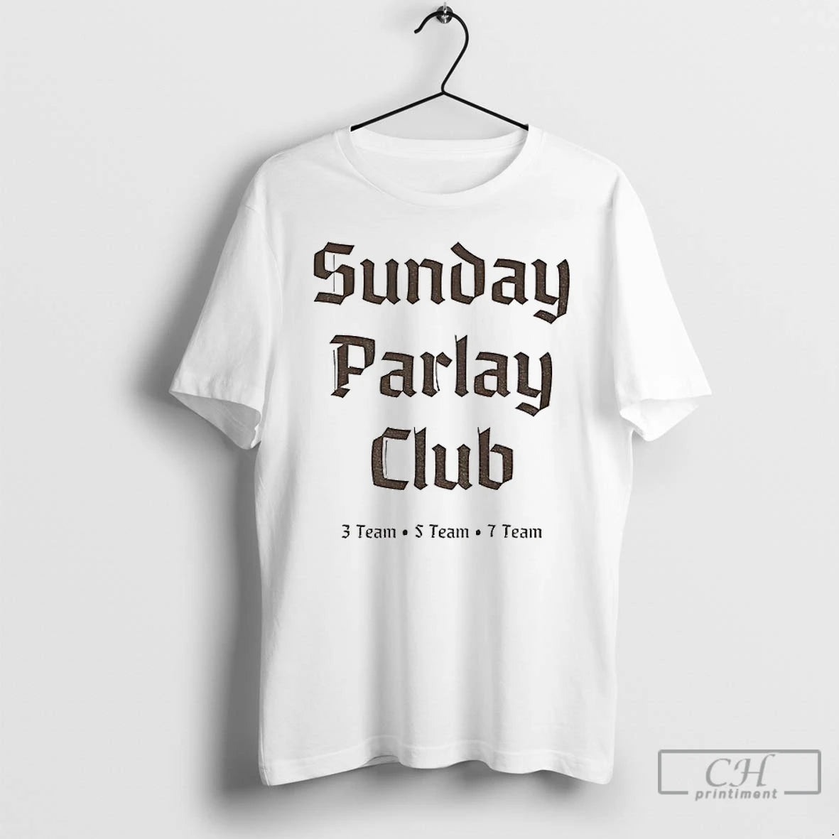 Classic Sunday Parlay Club Sports Betting Typography T-Shirts, Hoodie, Sweatshirt | PopFlextees.com