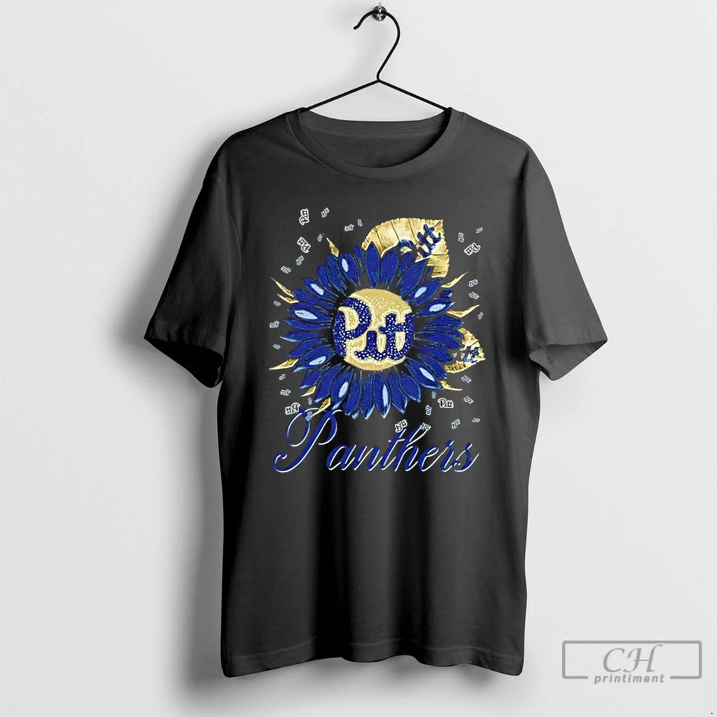 Classic Sunflower X Pittsburgh Panthers Football Logo T-Shirts, Hoodie, Sweatshirt | PopFlextees.com