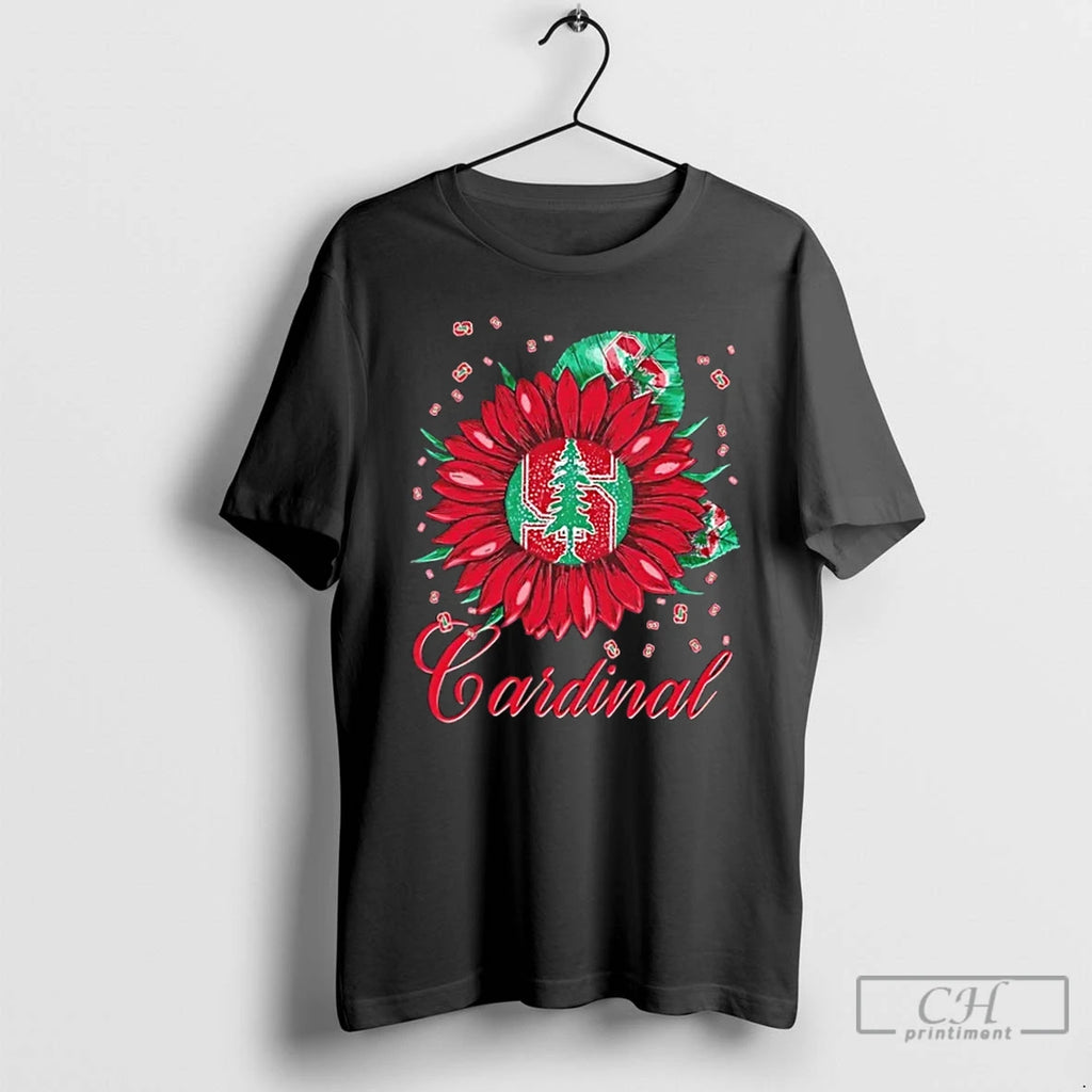 Classic Sunflower X Stanford Cardinal Football Logo T-Shirts, Hoodie, Sweatshirt | PopFlextees.com