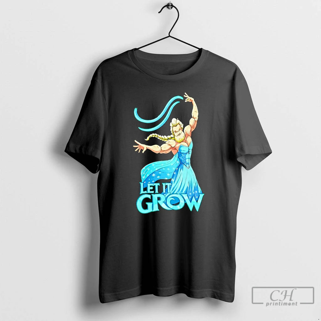 Classic Swollen Let It Grow Elsa Frozen Parody T-Shirts, Hoodie, Sweatshirt | PopFlextees.com