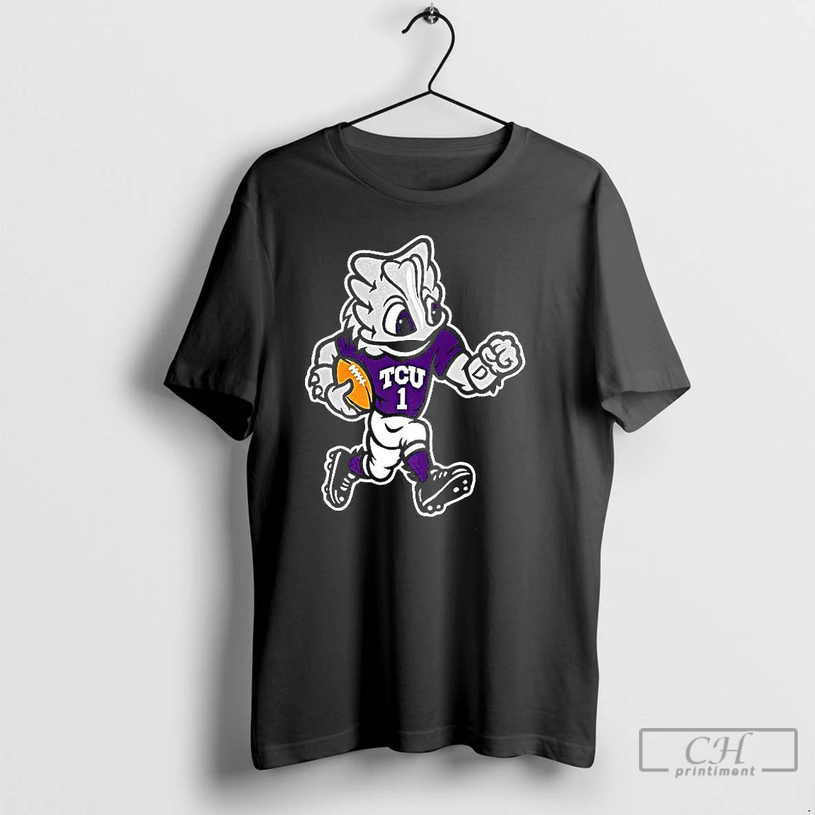 Classic Tcu Horned Frogs Football Superfrog Running Mascot T-Shirts, Hoodie, Sweatshirt | PopFlextees.com