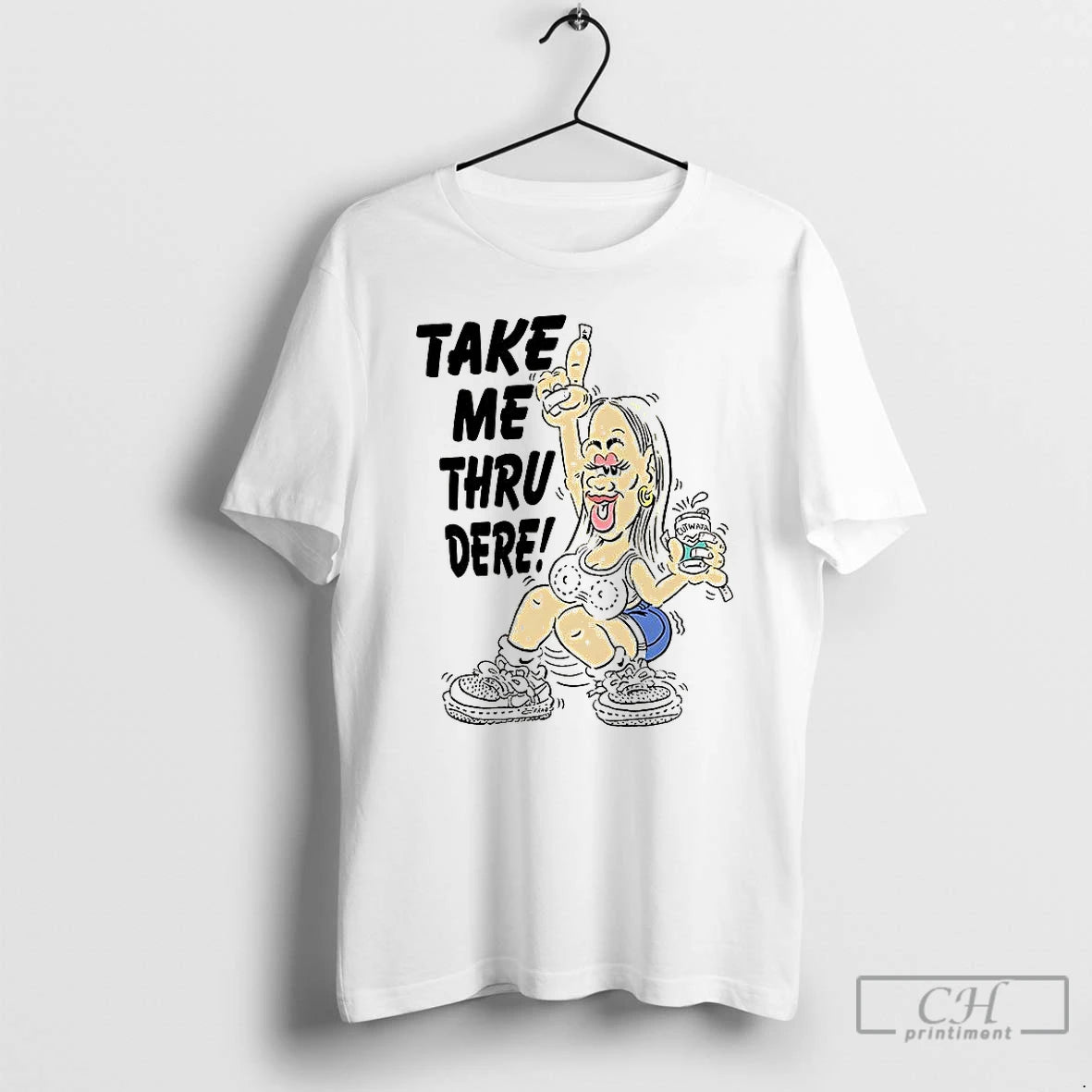 Classic Take Me Thru Dere Caricature Cutwata T-Shirts, Hoodie, Sweatshirt | PopFlextees.com