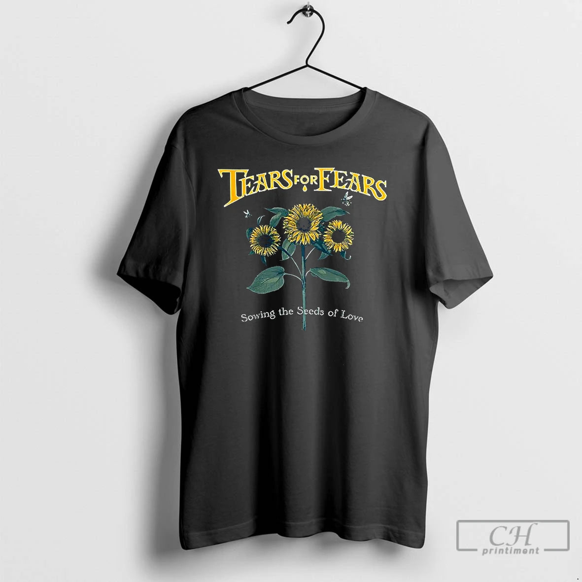 Classic Tears For Fears Sowing The Seeds Of Love Sunflowers T-Shirts, Hoodie, Sweatshirt | PopFlextees.com