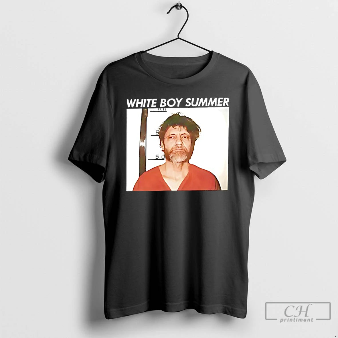Classic Ted Kaczynski White Boy Summer Mugshot T-Shirts, Hoodie, Sweatshirt | PopFlextees.com