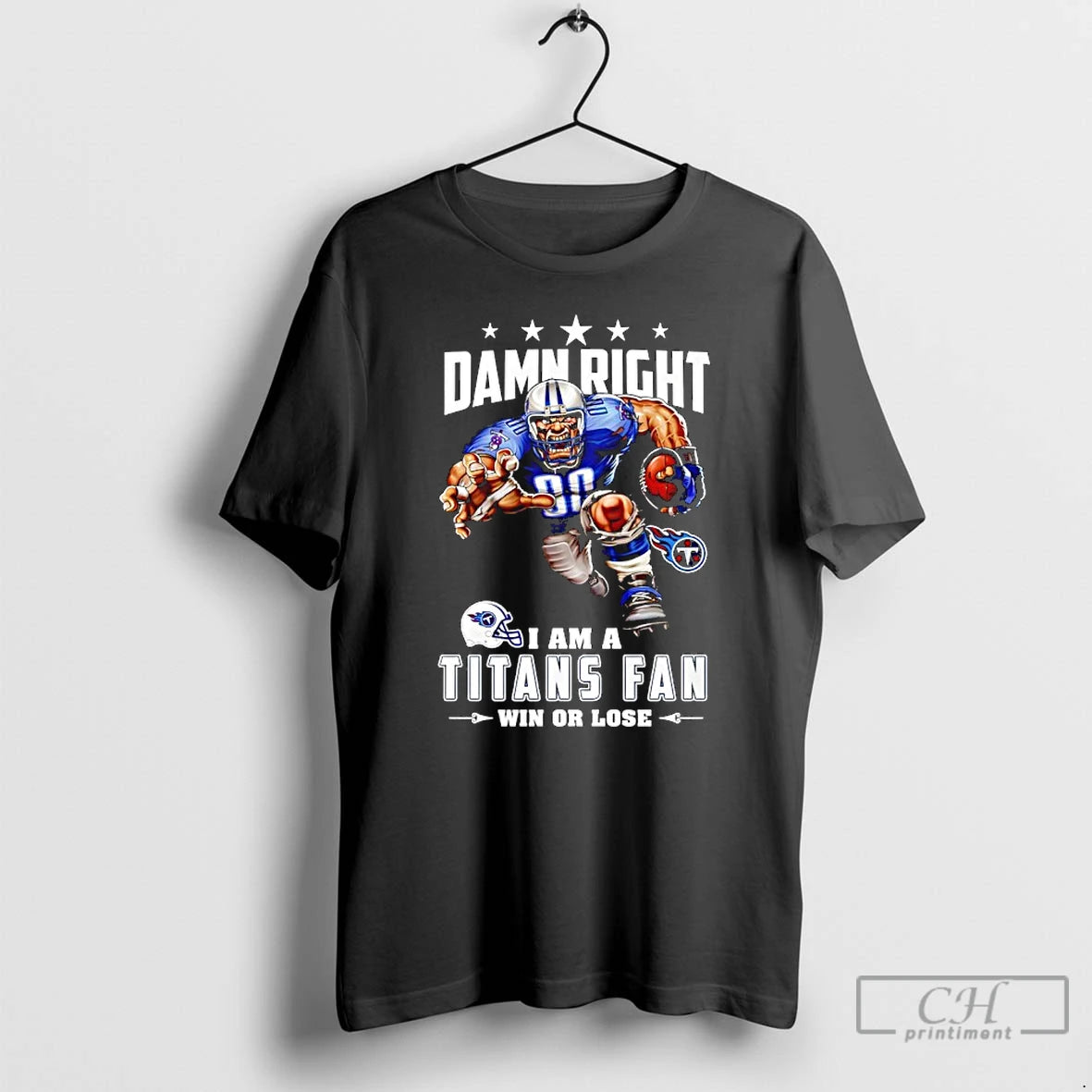 Classic Tennessee Titans Mascot Damn Right I Am A Cowboys Fan Win Or Lose T-Shirts, Hoodie, Sweatshirt | PopFlextees.com