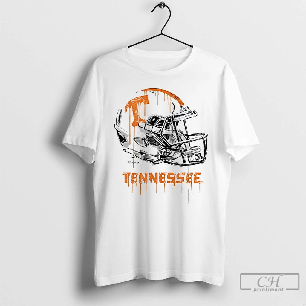 Classic Tennessee Volunteers Vive La Fete Dripping Football Helmet T-Shirts, Hoodie, Sweatshirt | PopFlextees.com