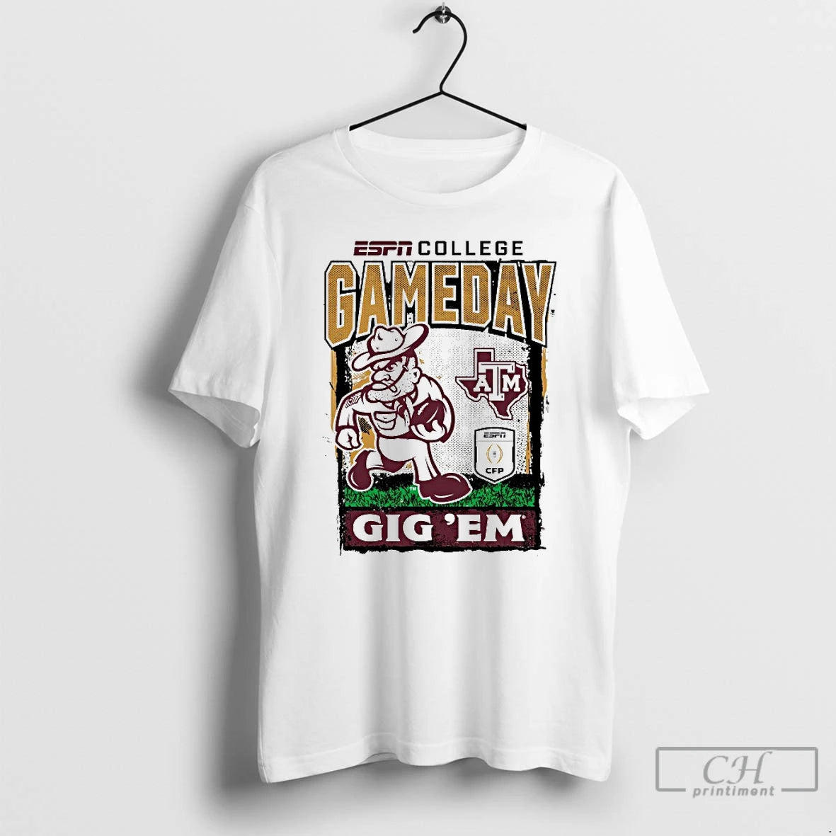 Classic Texas Am Aggies Cfp 25 2026 Gig Em Gameday Mascot T-Shirts, Hoodie, Sweatshirt | PopFlextees.com