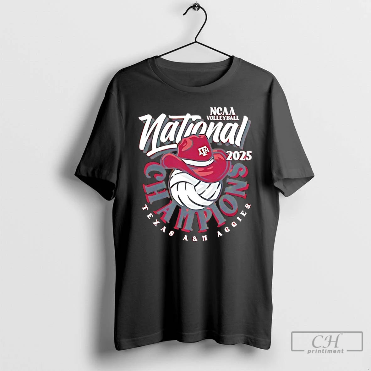 Classic Texas Am Aggies Womens Volleyball National Champions 2025 Hat T-Shirts, Hoodie, Sweatshirt | PopFlextees.com