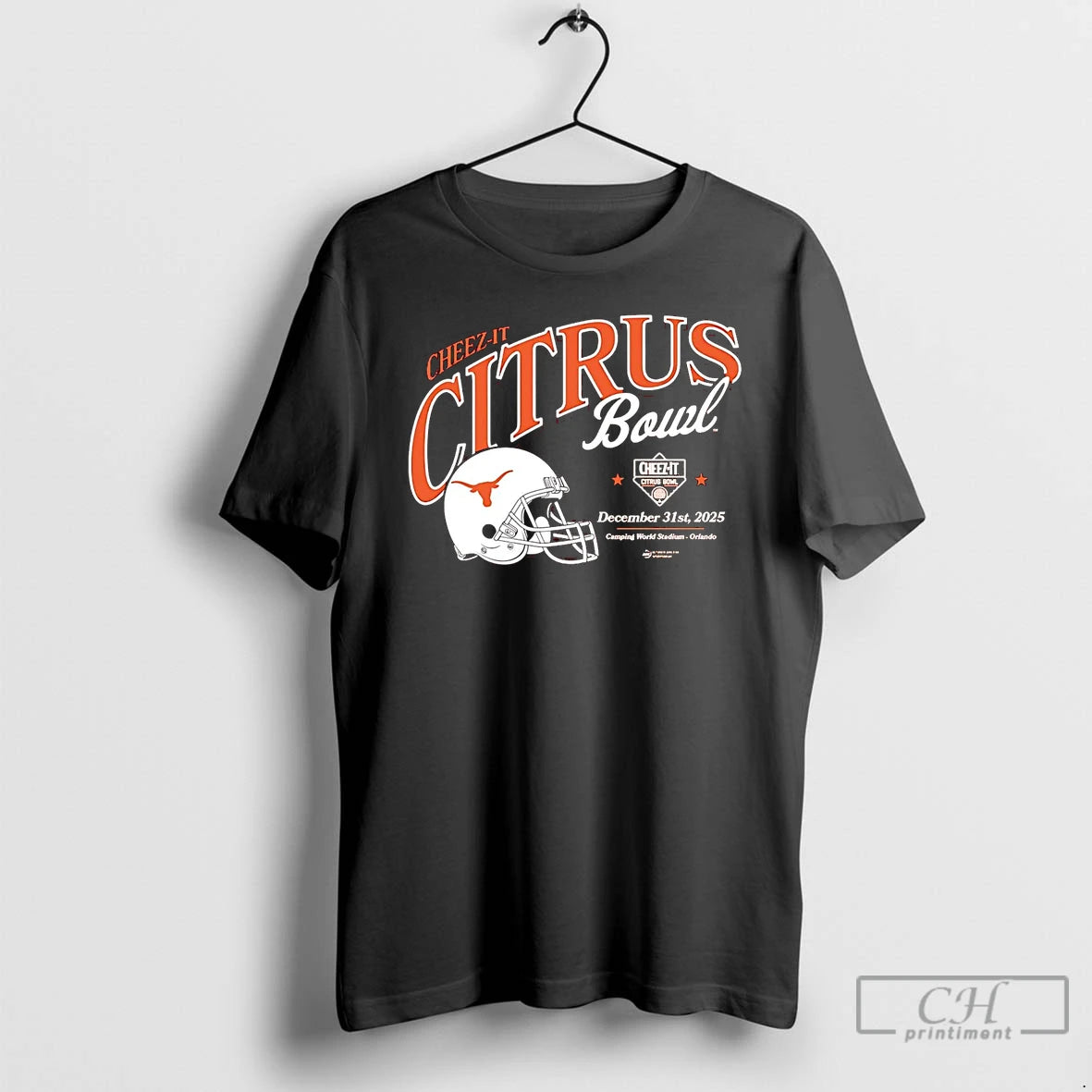Classic Texas Longhorns 2025 Cheez It Citrus Bowl Helmet T-Shirts, Hoodie, Sweatshirt | PopFlextees.com