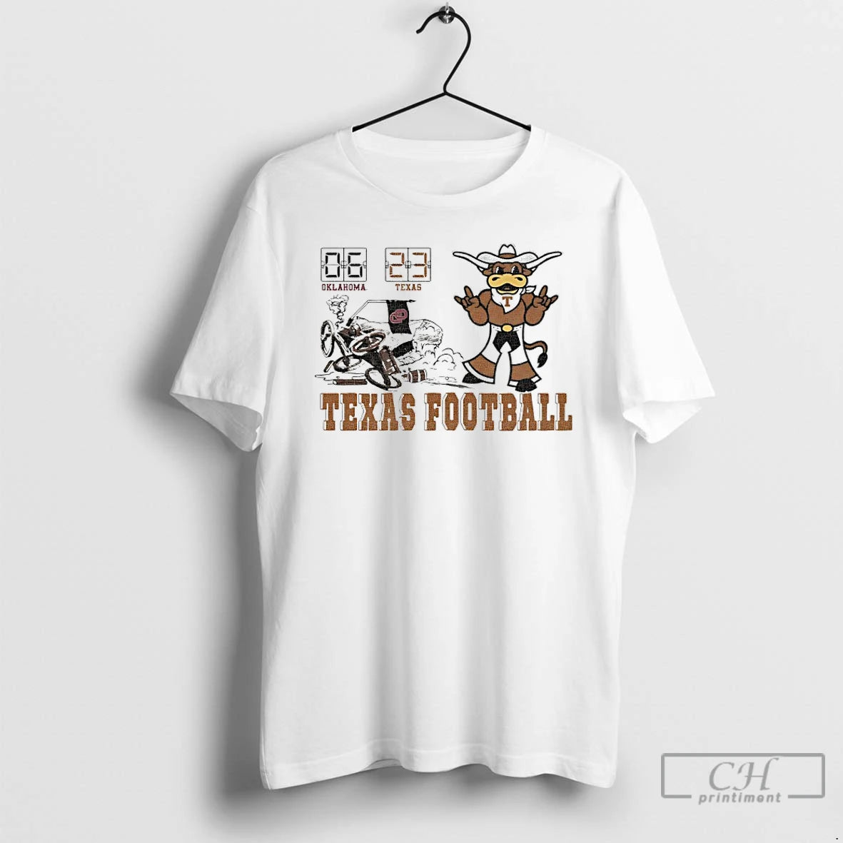 Classic Texas Longhorns Beat Oklahoma Sooners 23 06 In Red River Rivalry 2025 T Shirts Hoodie, Sweatshirt | PopFlextees.com