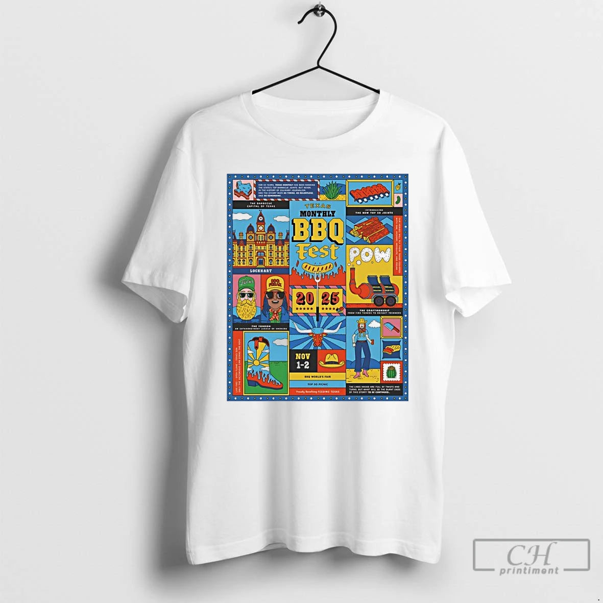 Classic Texas Monthly Bbq Fest 2025 T-Shirts, Hoodie, Sweatshirt | PopFlextees.com
