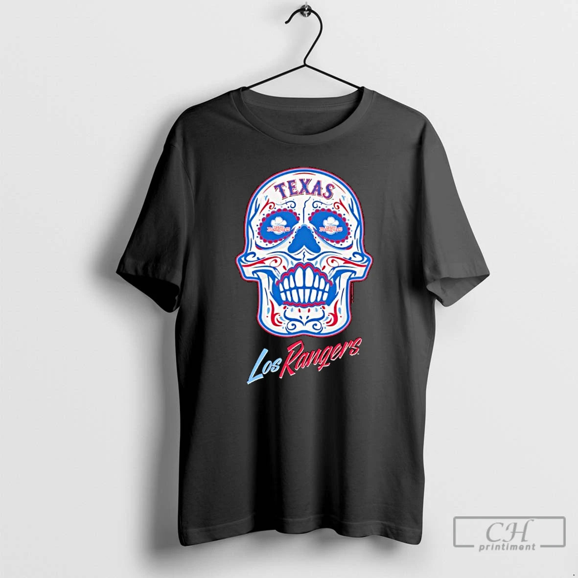 Classic Texas Rangers Mitchell Ness Sugar Skull T-Shirts, Hoodie, Sweatshirt | PopFlextees.com