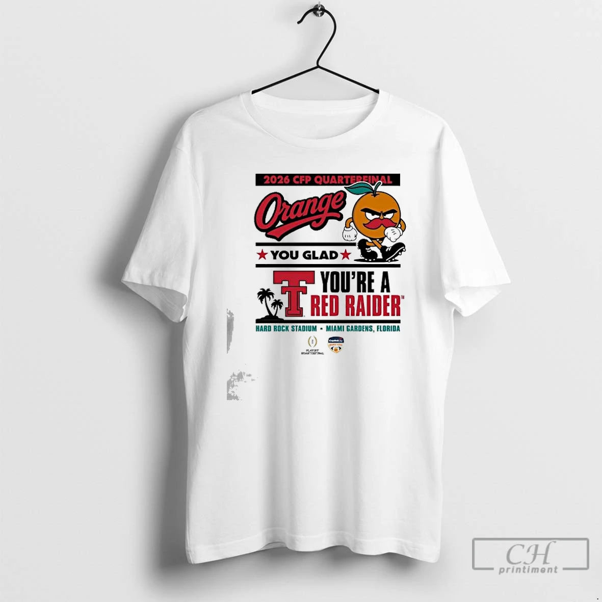 Classic Texas Tech 2025 Cfp Orange You Glad Youre A Red Raider T Shirts Sweater Hoodie, Sweatshirt | PopFlextees.com