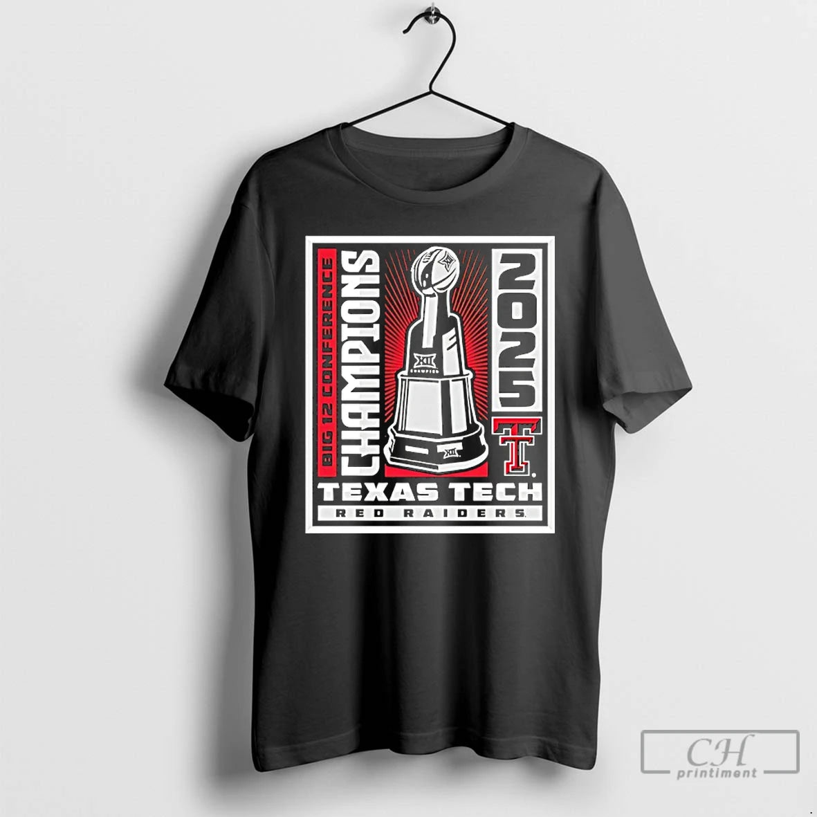 Classic Texas Tech Big 12 Conference Champions Winner Win Trophy T-Shirts, Hoodie, Sweatshirt | PopFlextees.com