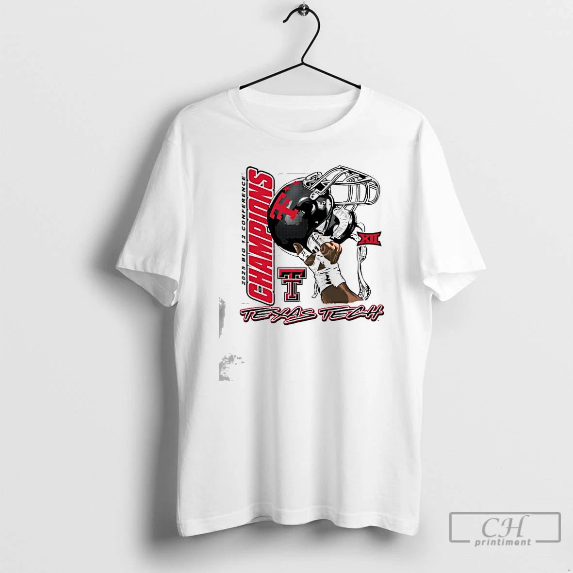 Classic Texas Tech Red Raiders 2025 Big 12 Champions Raise Em Up T Shirts Sweater Hoodie, Sweatshirt | PopFlextees.com