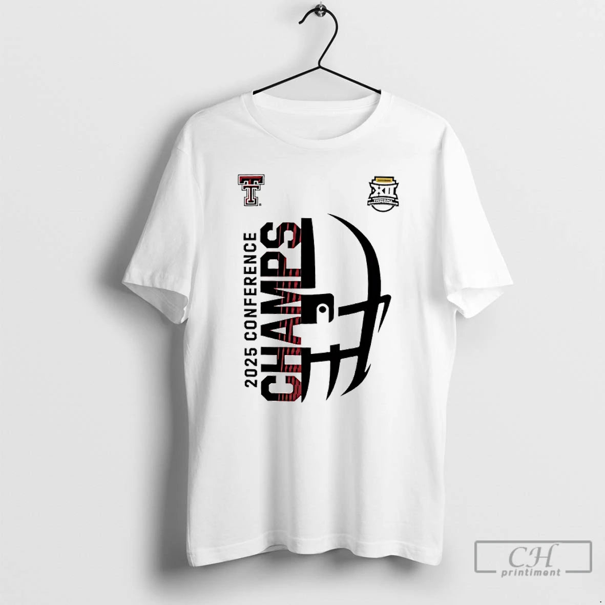 Classic Texas Tech Red Raiders Big 12 Conference Champions 2025 Helmet T-Shirts, Hoodie, Sweatshirt | PopFlextees.com