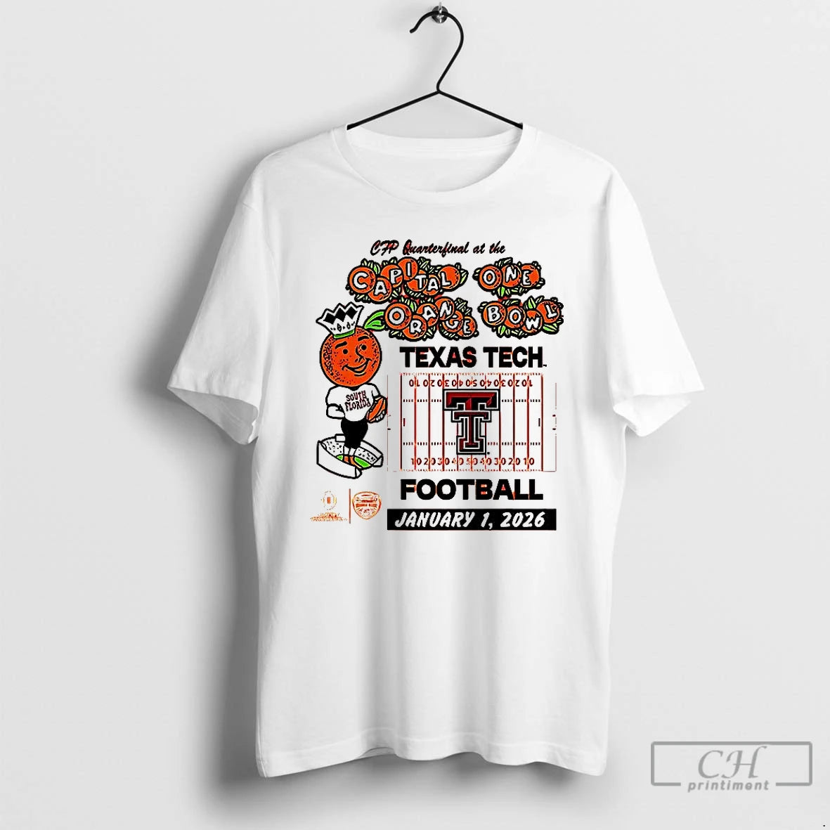Classic Texas Tech Red Raiders Football 2026 Orange Bowl T-Shirts, Hoodie, Sweatshirt | PopFlextees.com