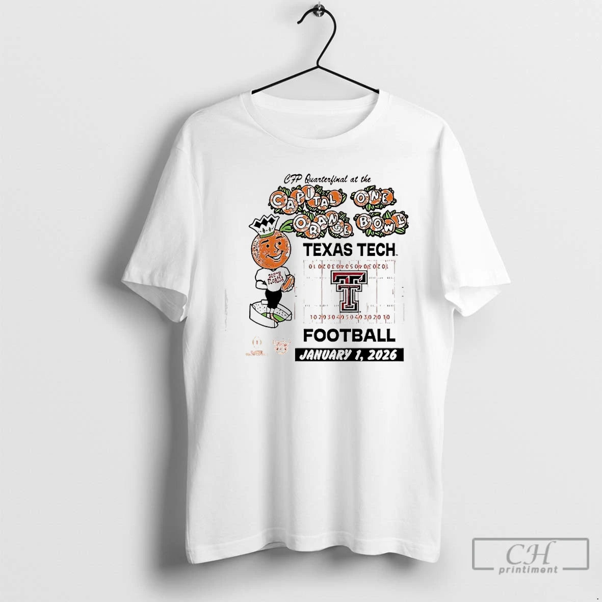 Classic Texas Tech Red Raiders Orange Bowl January 1st 2026 T-Shirts, Hoodie, Sweatshirt | PopFlextees.com
