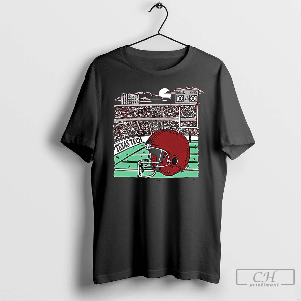 Classic Texas Tech Red Raiders Stadium Helmet Guns Up T-Shirts, Hoodie, Sweatshirt | PopFlextees.com