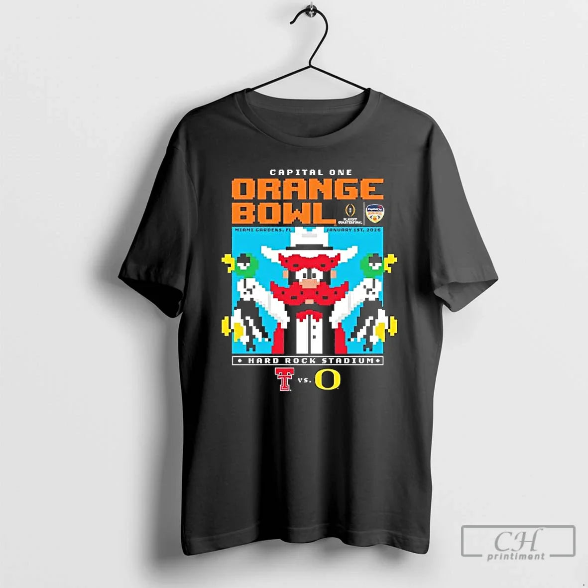 Classic Texas Tech Red Raiders Duck Hunt 2025 Capital One Orange Bowl T-Shirts, Hoodie, Sweatshirt