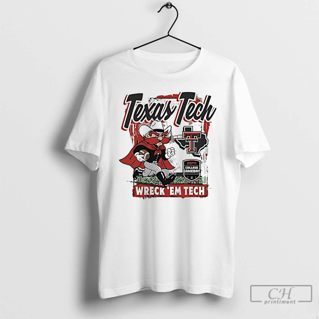 Classic Texas Tech Wreck Em Tech College Gameday Raider Red Mascot T-Shirts, Hoodie, Sweatshirt | PopFlextees.com