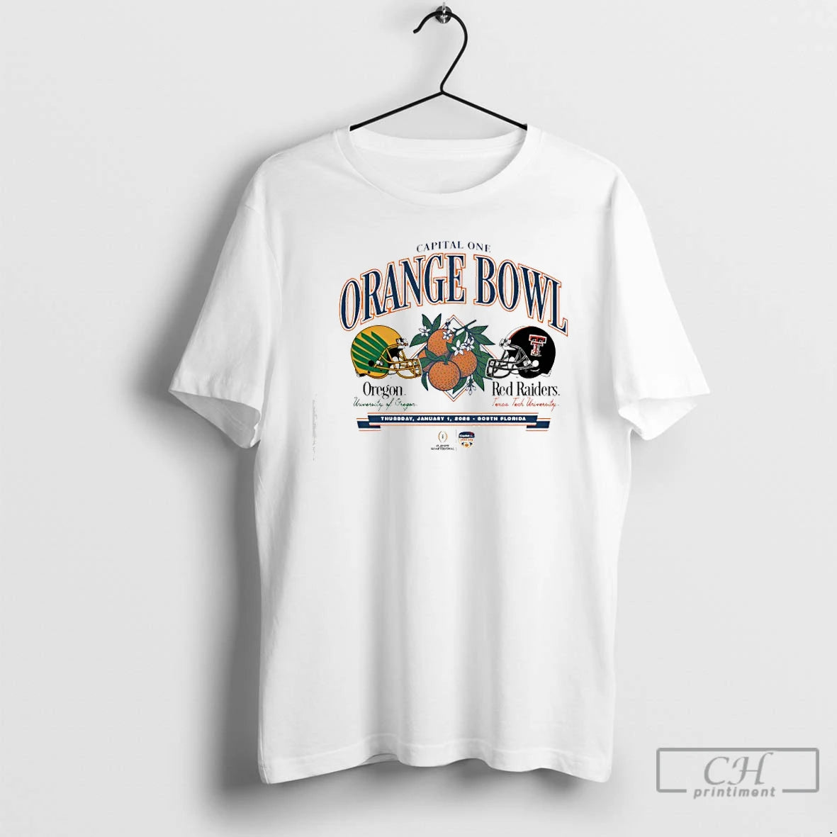 Classic Texas Tech Vs Oregon 2026 Capital One Orange Bowl T-Shirts, Hoodie, Sweatshirt | PopFlextees.com