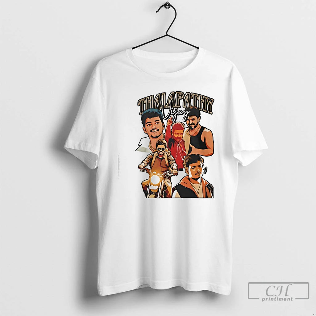 Classic Thalapathy Vijay Graphic T-Shirts, Hoodie, Sweatshirt | PopFlextees.com
