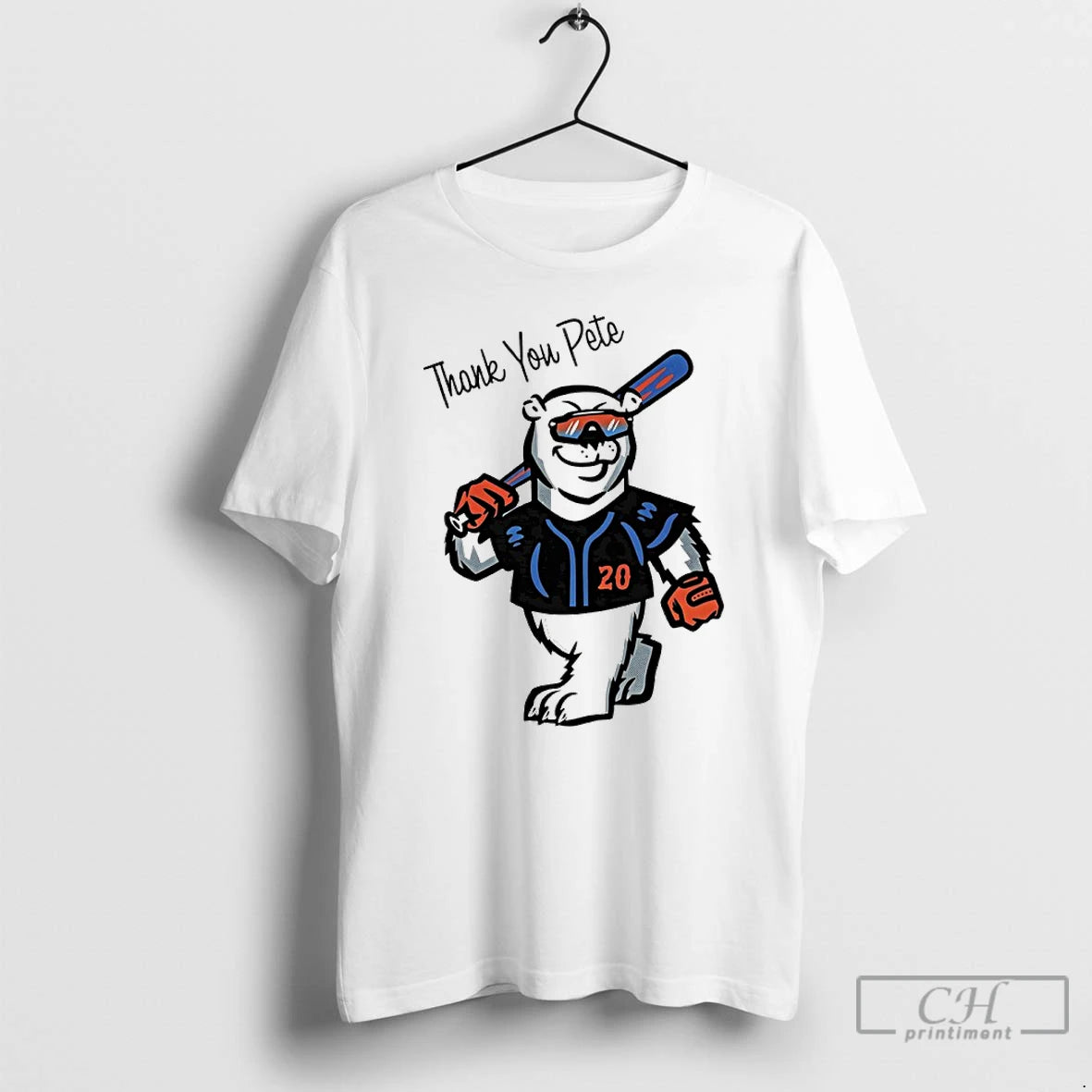 Classic Thank You Pete Alonso Polar Bear New York Mets T-Shirts, Hoodie, Sweatshirt | PopFlextees.com