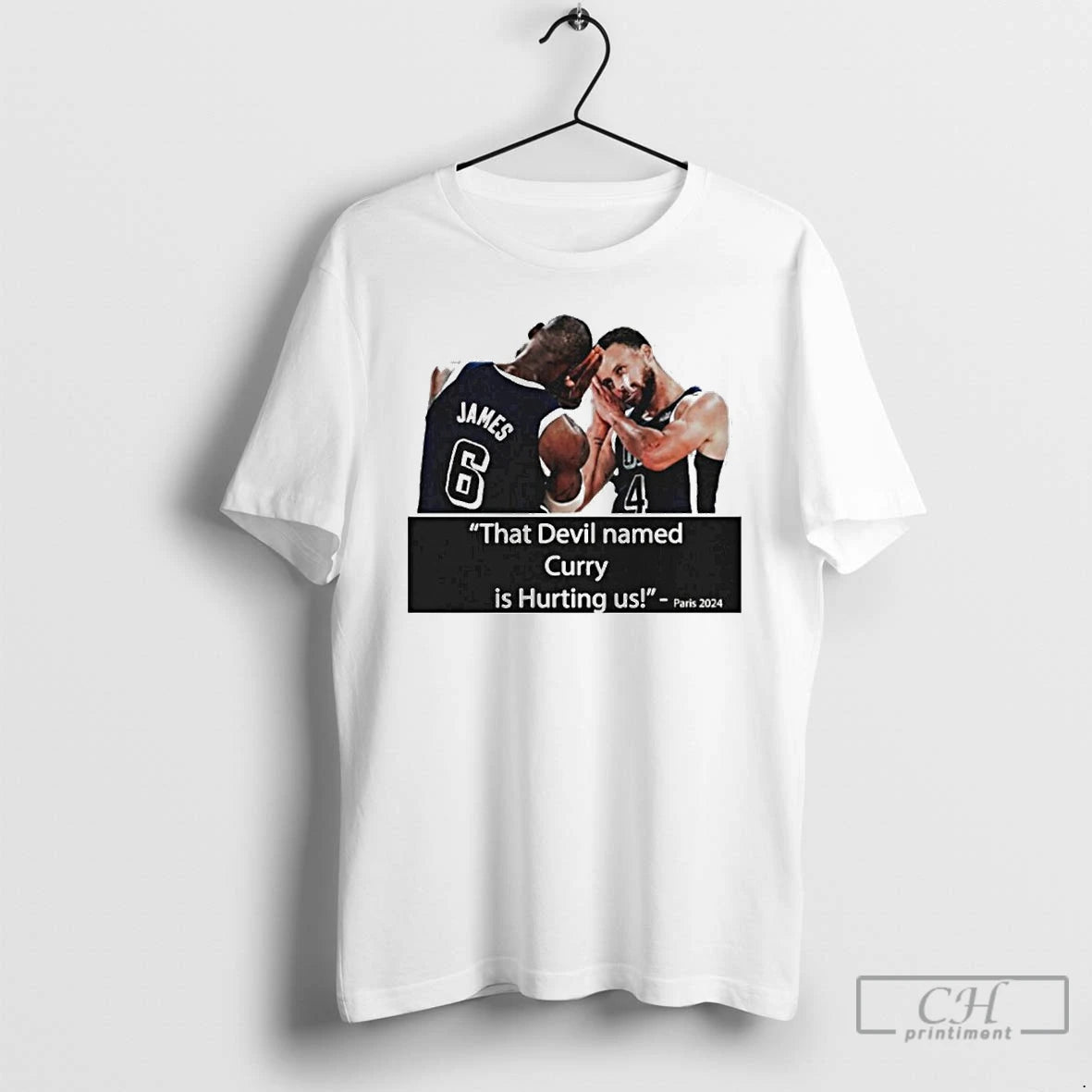 Classic That Devil Named Curry Is Hurting Us Paris 2024 T-Shirts, Hoodie, Sweatshirt | PopFlextees.com