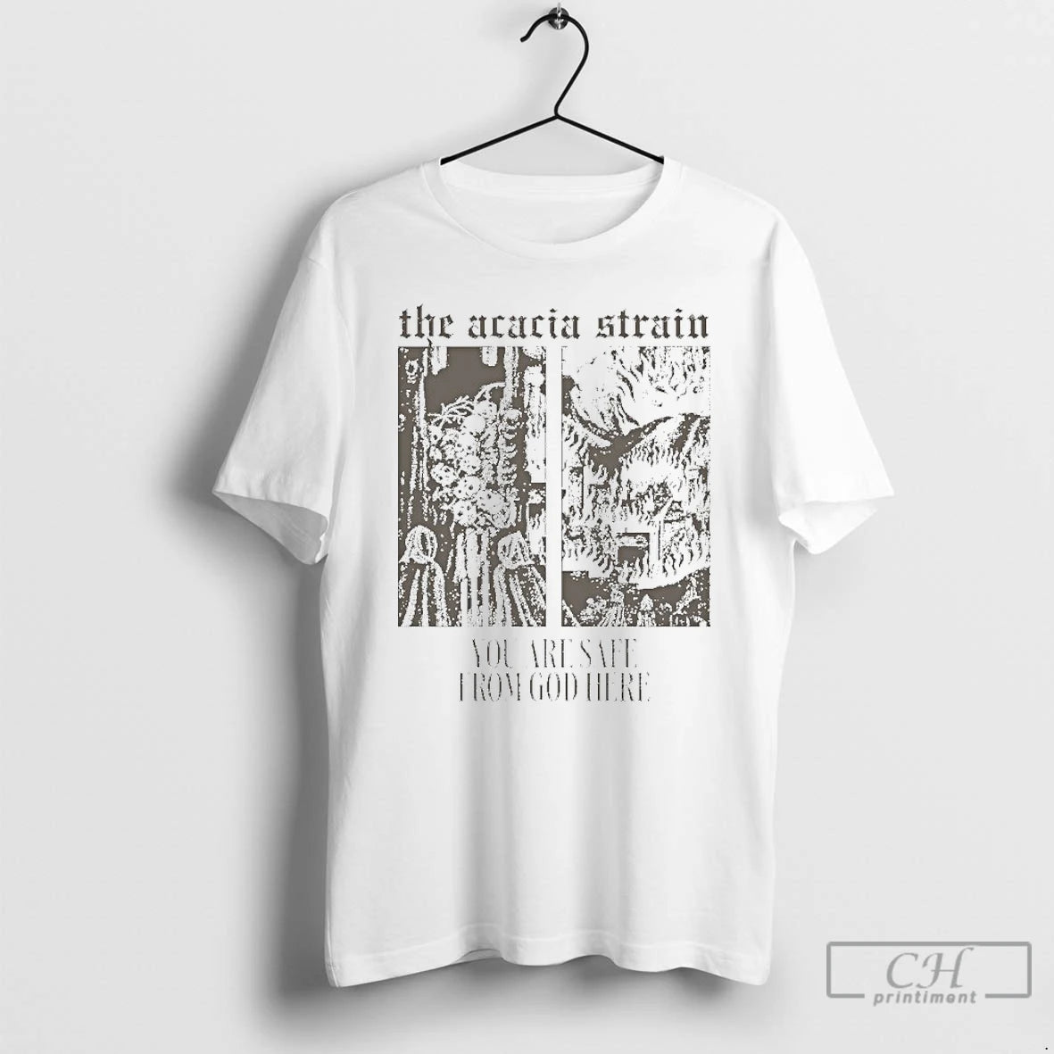 Classic The Acacia Strain You Are Not Safe From Dogs Here World Gone T Shirts Hoodie, Sweatshirt | PopFlextees.com