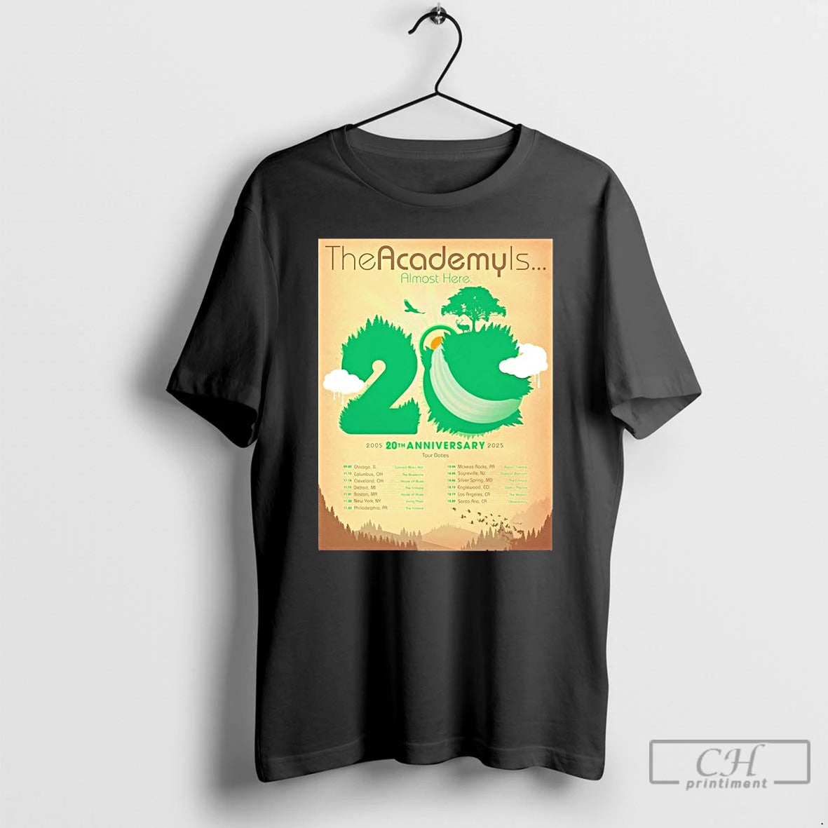 Classic The Academy Is 20 Year Almost Here Anniversary Tour 2025 2026 T Shirts Sweater Hoodie, Sweatshirt | PopFlextees.com