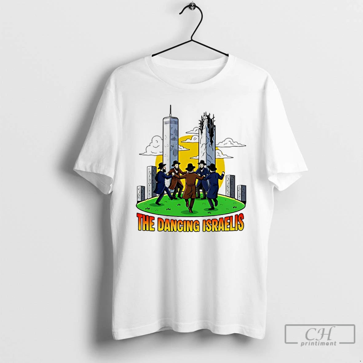 Classic The Dancing Israelis Jews City Skyline T-Shirts, Hoodie, Sweatshirt | PopFlextees.com