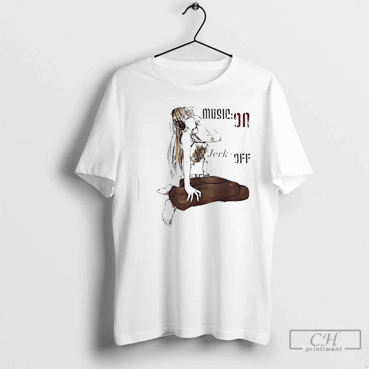 Classic The Girl Music On Jerk Off T-Shirts, Hoodie, Sweatshirt | PopFlextees.com