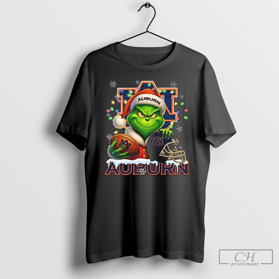 Classic The Grinch X Ball And Helmet Auburn Tigers Merry Christmas 2025 T Shirts Sweater Hoodie, Sweatshirt | PopFlextees.com