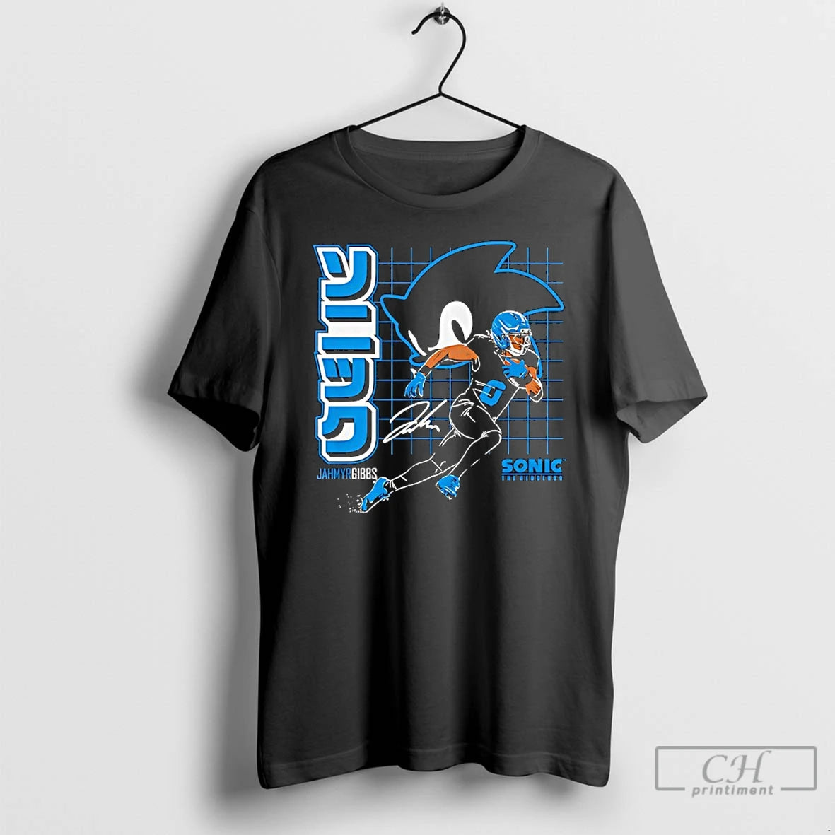 Classic The Hedgehog Jahmyr Gibbs Detroit Lions Football T-Shirts, Hoodie, Sweatshirt | PopFlextees.com