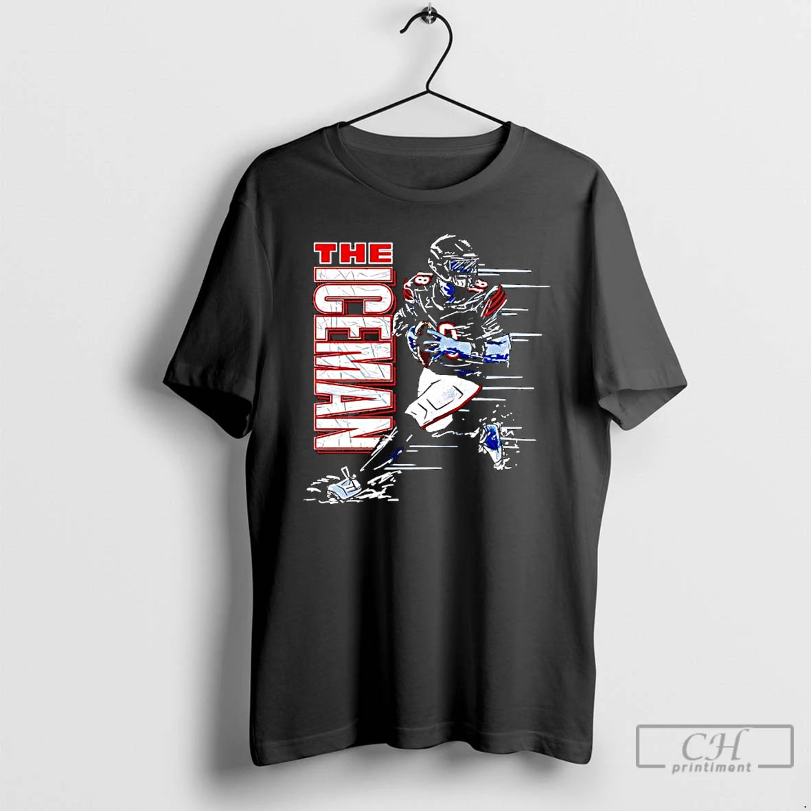Classic The Iceman Chicago Bear Player Graphic T-Shirts, Hoodie, Sweatshirt | PopFlextees.com