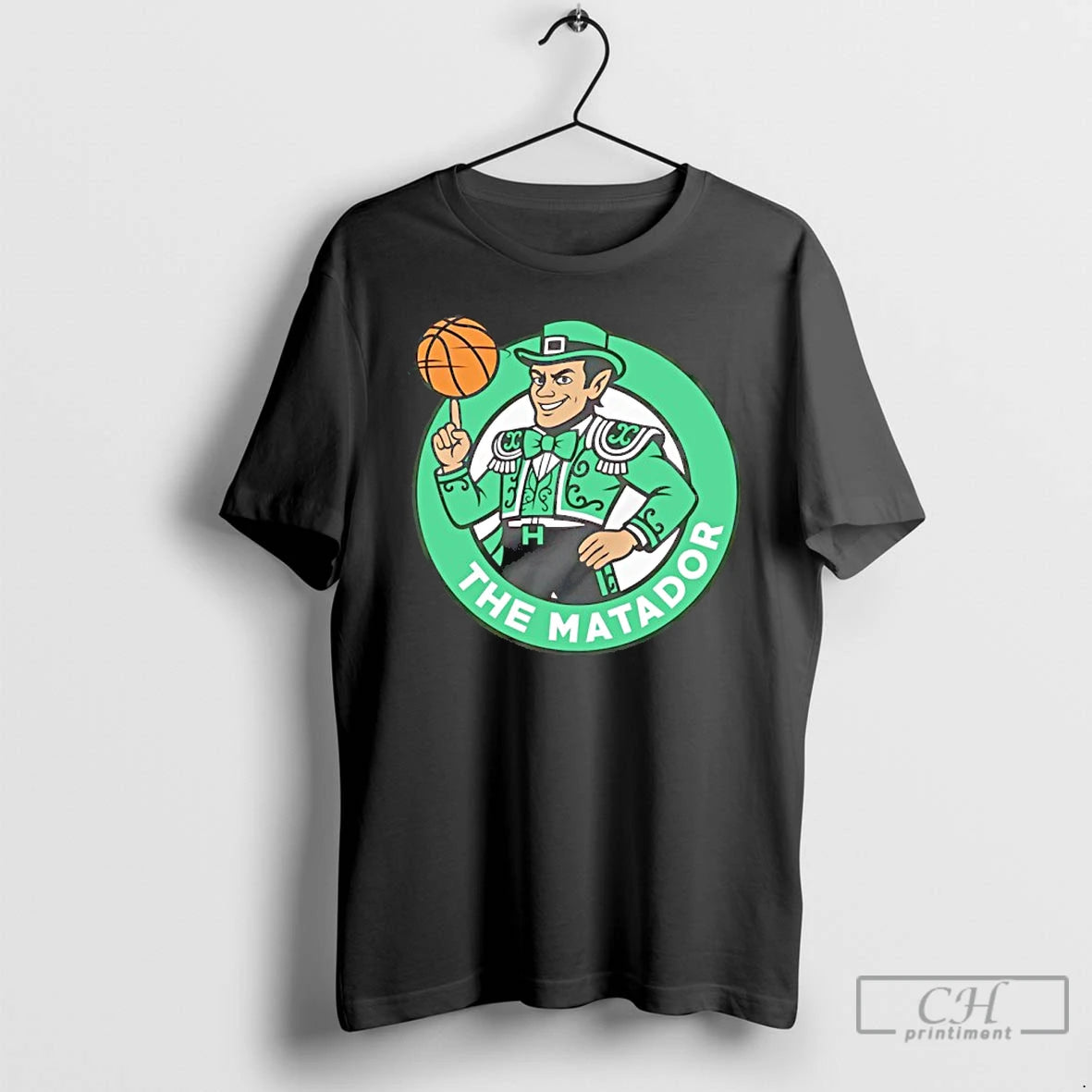 Classic The Matador Boston Celtics Basketball Parody Logo T-Shirts, Hoodie, Sweatshirt | PopFlextees.com