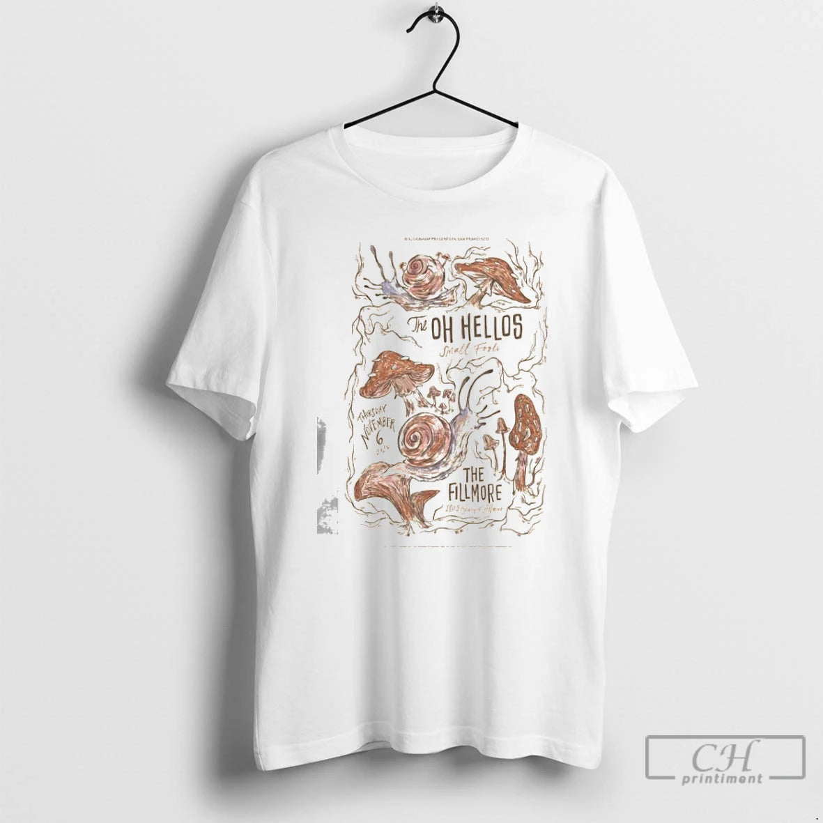 Classic The Oh Hellos San Francisco Ca November 6 2025 Concert T-Shirts, Hoodie, Sweatshirt | PopFlextees.com