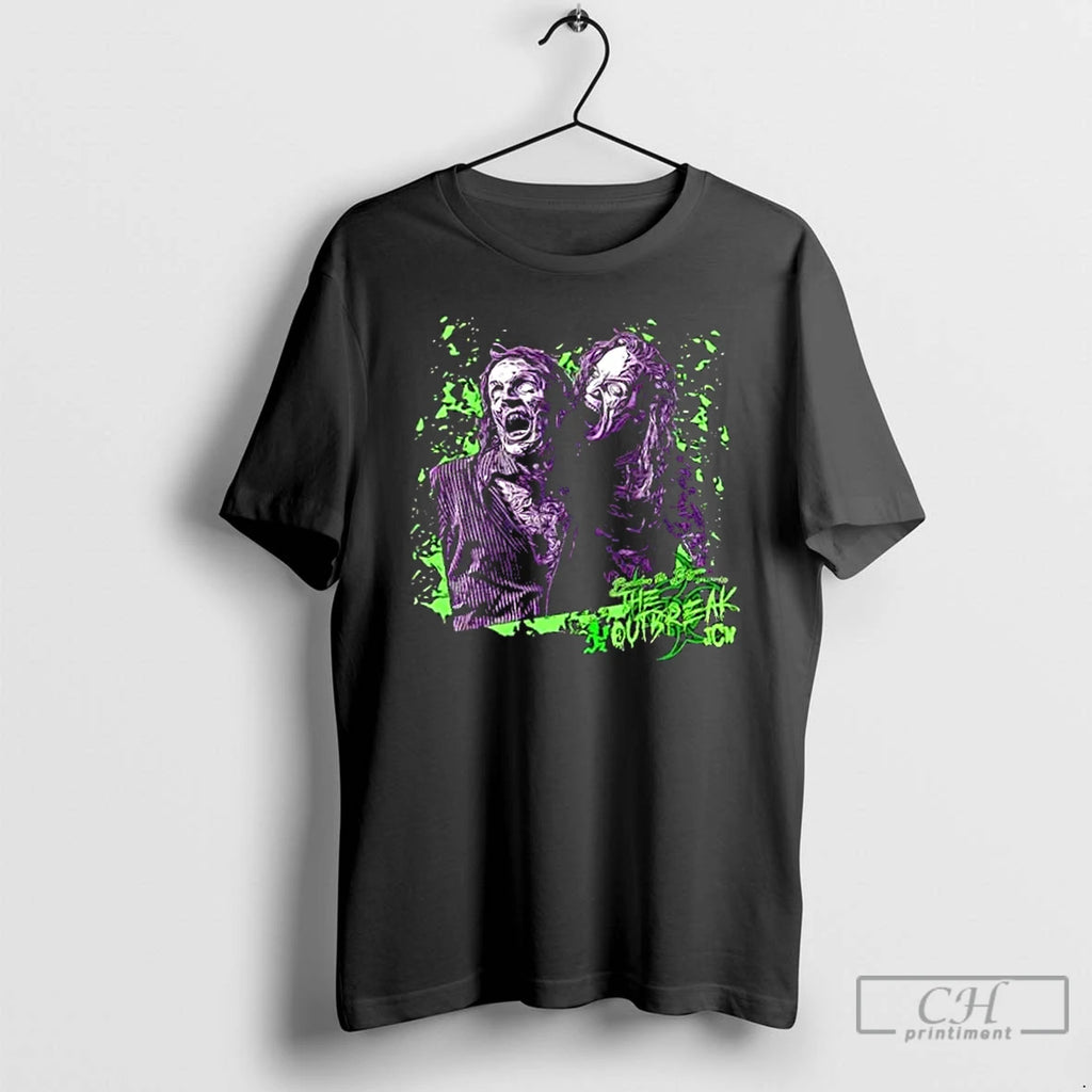 Classic The Outbreak Jcw Outbreak Splatter T-Shirts, Hoodie, Sweatshirt | PopFlextees.com