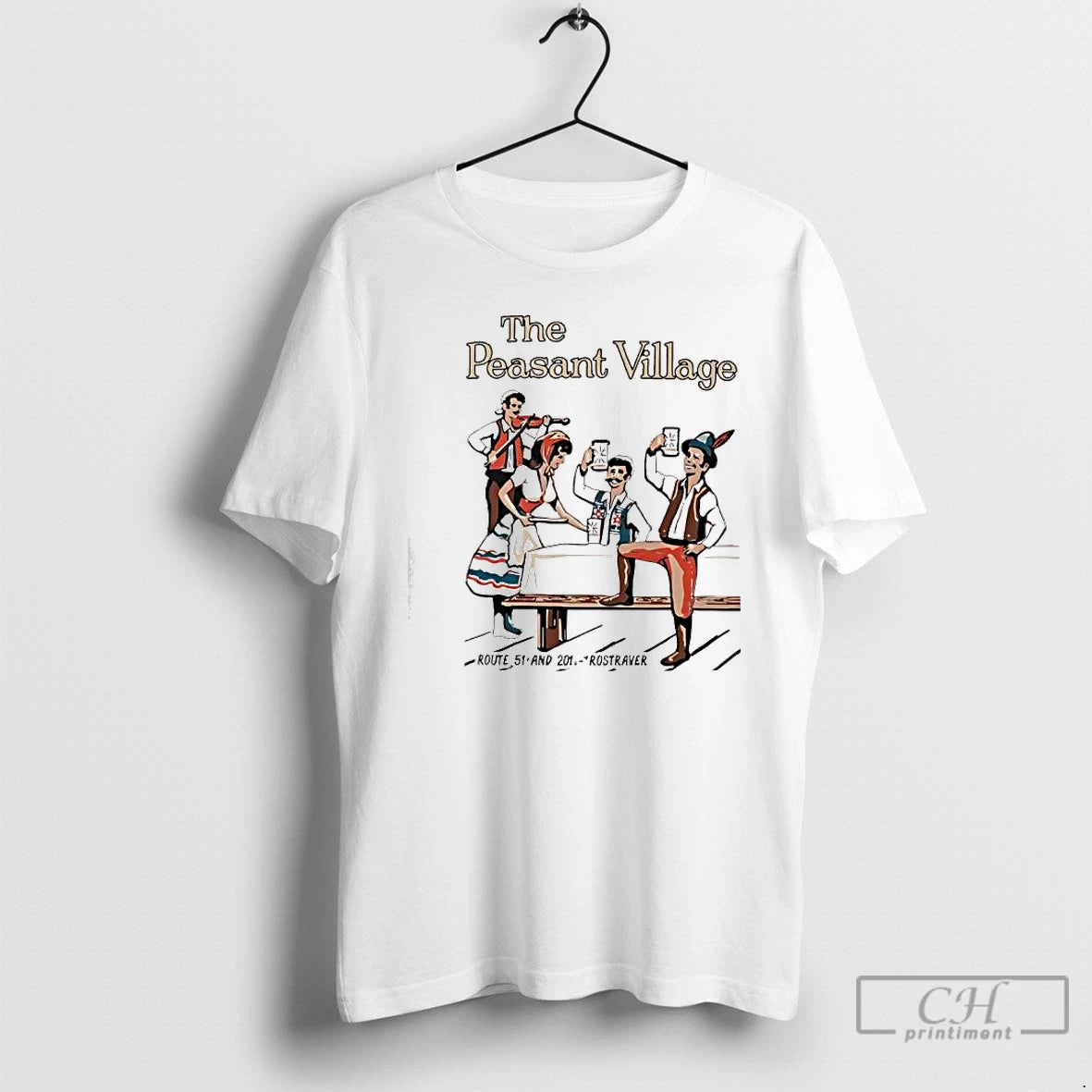 Classic The Peasant Village Rostraver Graphic T-Shirts, Hoodie, Sweatshirt | PopFlextees.com