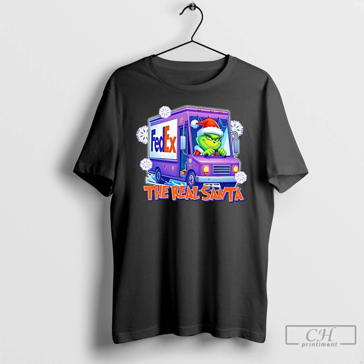 Classic The Real Santa Grinch Christmas Carrier T-Shirts, Hoodie, Sweatshirt | PopFlextees.com