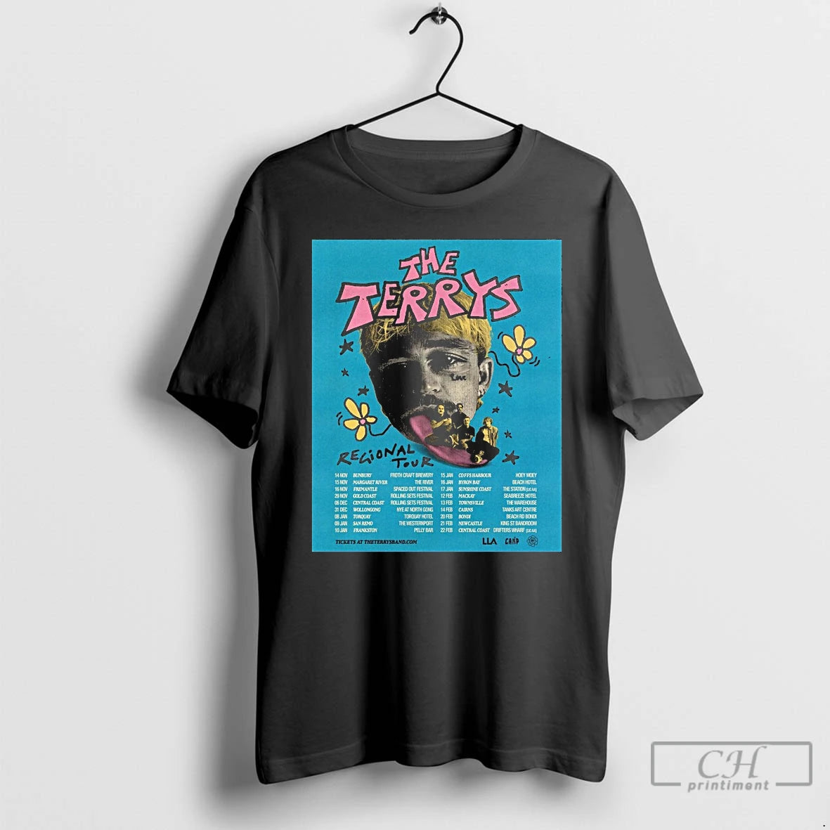 Classic The Terrys Regional 25 26 Tour T-Shirts, Hoodie, Sweatshirt | PopFlextees.com