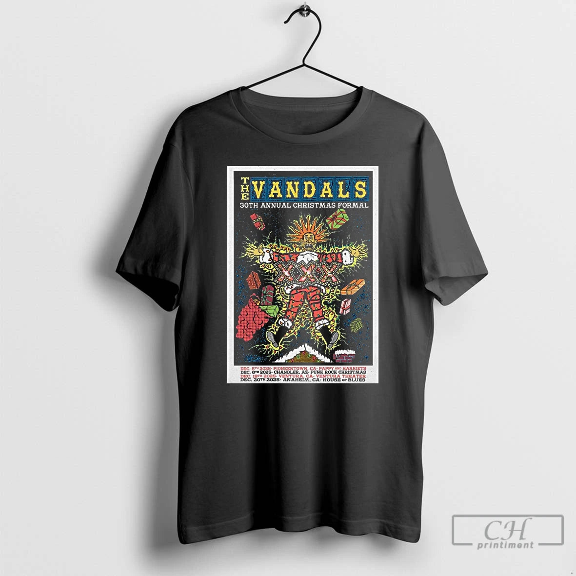Classic The Vandals 30th Annual Christmas Formal 2025 Tour T-Shirts, Hoodie, Sweatshirt | PopFlextees.com