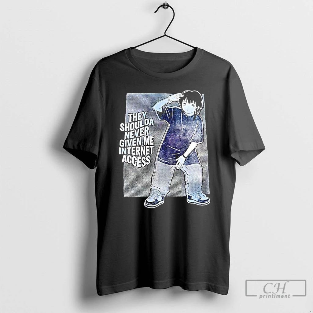 Classic The Shoulda Never Given Me Internet Access T-Shirts, Hoodie, Sweatshirt | PopFlextees.com