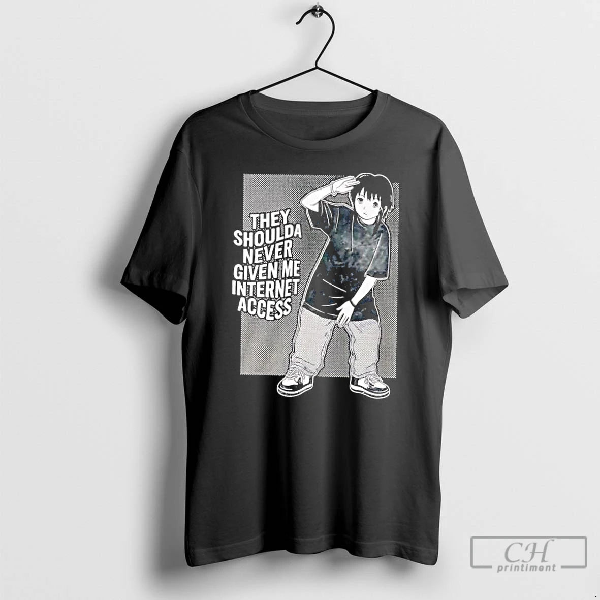 Classic They Shoulda Never Given Me Internet Access Vintage T-Shirts, Hoodie, Sweatshirt | PopFlextees.com